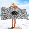 3D Beach Towel,Geometry Soft Bath Towels Highly Absorbent & Quick Dry Bath Washcloths,Sand Free Beach Towels for Adults,Kids