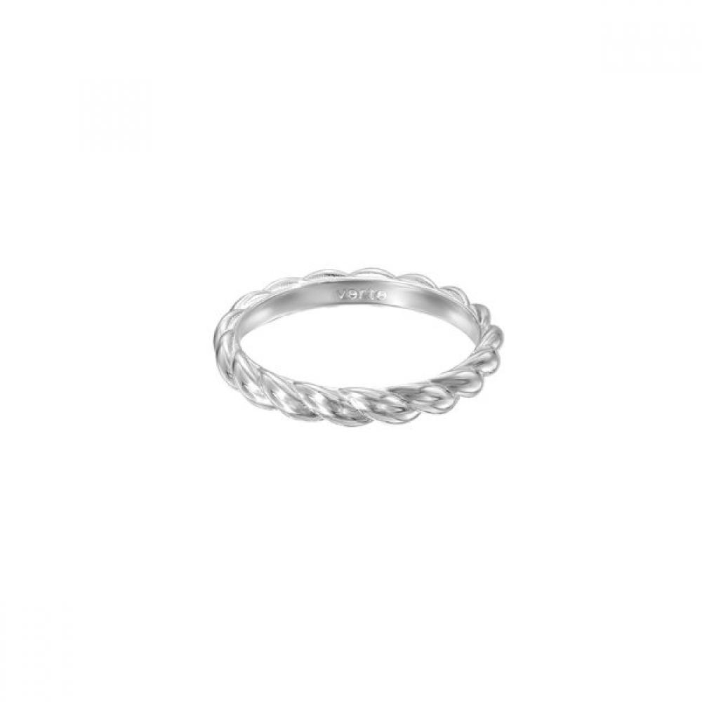 Verte 925 Silver Ring cinq.Silver.213   Epais Bout  Silver 