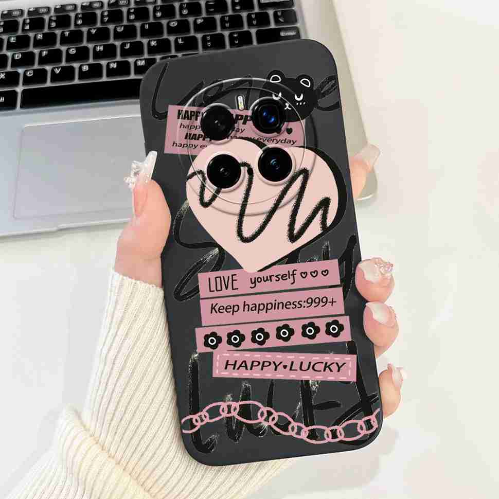 For Honor Magic7 Pro Case PTP-N49 Luxury Painted Cover Soft Silicone Phone Case For Honor Magic7 Magic 7 Pro Cover Funda Housing