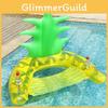 Inflatable Pineapple Lounger Adult Fruit Style Float Raft Foldable Seat Pvc Floating Bed