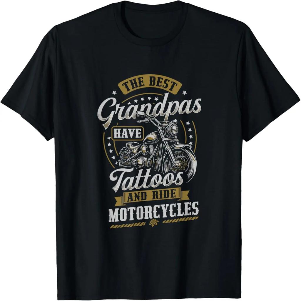 Die besten Opas haben Tattoos und fahren Motorrad T-Shirt