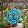 Hanging 3D Wind Spinner Metal Rotating Wind Chime Yard Art Hanging Wind Chime  Garden