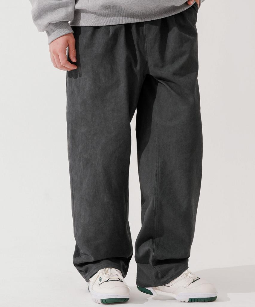 TWN No-Cap Pigment Pants Dark Gray Hslp3572