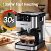 Espresso Machine with Milk Frother, 20 Bar, Fast Heating Coffee Maker for Cappuccino, Latte & Iced Coffee
