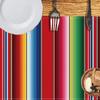 Mexican Serape Table Runner 13x72 Inch, Mexican Fiesta Party Table Decor, Cinco de Mayo Decorations Table Runner, Boho Southwestern Dining Tablecloth