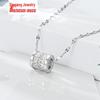 Korean Style Titanium Steel Diamond-Studded Women's Clavicle Necklace – Non-Fading, Luxurious Jewelry