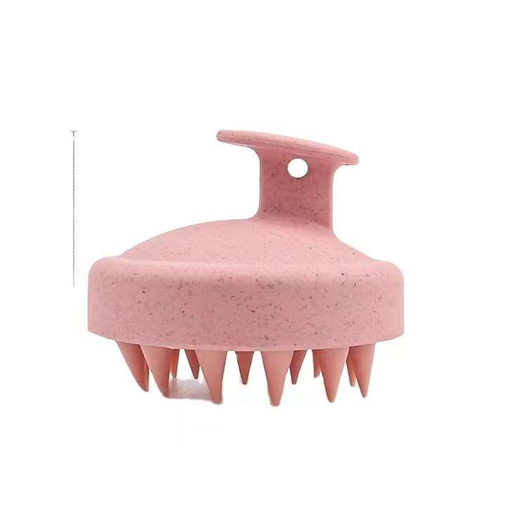 Wheat Straw Silicone Anti-static Scalp Massage Shampoo Brush