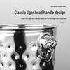 ZISIZ Stainless Steel Tiger Head Ice Bucket