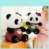 Cute Dressing Panda Plush Toy With Comforting Features For Children Birthday Gift