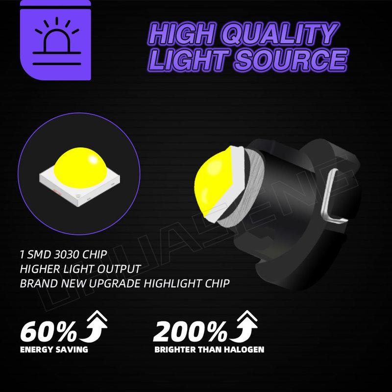 

UHUASENG T4 Led T4.2 T3 Bulb T4.7 Instrument Lamp Dashboard Indicator Panel Switch Radio Dash Car Meter Warning Light 12V Red 5PCS синий