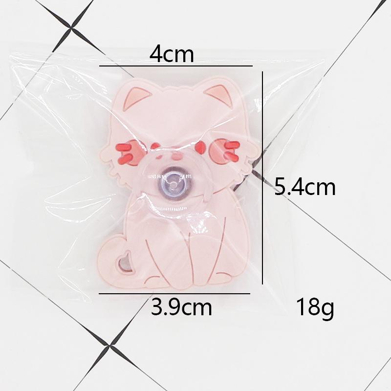 Five-Bead Fidget Spinner with Soft Rubber & Wooden Stick - Mythical Creatures Stress Relief Toy