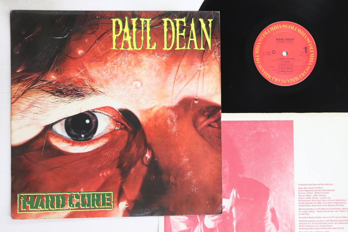 

LP Пластинка PAUL DEAN - Hard Core C44462 COLUMBIA 1989 US Рок Б/У
