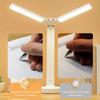 LED eye protection double lamp cap table lamp