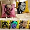 Surrealism Art SSalvador DaliFamous Cushion Cover Pillowcase Antidustmite Living Room Sofa Decor Cushion Room