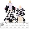 Cow Pet Dog Clothes Thick Warm Hoodie Dog Super Small Clothes Cute Pet Clothes Four-legged Dog Clothes Cat Clothes
