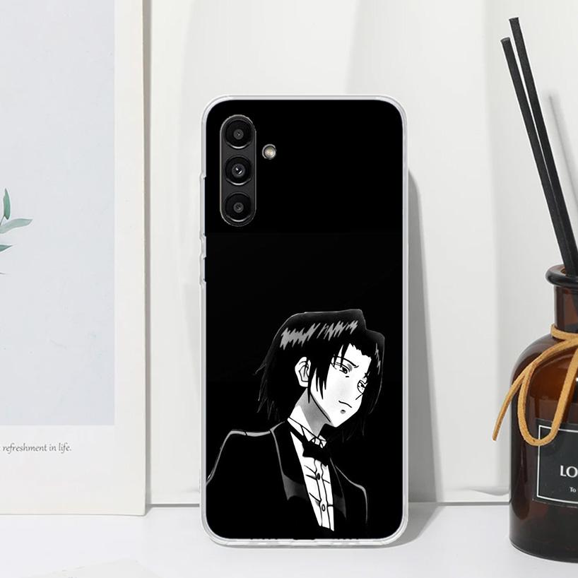 Black White Hunter HXH Phone Case For Samsung Galaxy A17 A37 A57 A16 A26 A36 A56 A15 A25 A35 A55 A14 A24 A34 A54 A13 A23 A33 A53