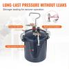 Spray Paint Pressure Pot Tank, 10L/2.5gal Air Paint Pressure Pot, 1.5mm+4mm Two Nozzles Two Spray Paint Guns for Industry Home Decor Architecture