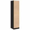 Pharmacy Cabinet Black Oak Effect 40 x 41 x 174.5 cm