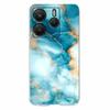 Soft TPU Case for Xiaomi Redmi Note 14 5G/Poco M7 Pro 5G Marble Pattern Printing Phone Cover