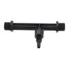 1PC Plastic Irrigation Fertilizer Injector Tube 1/2 3/4 1inch Thread for Agricultural Fertilizer Irrigation Swimming Pool Black