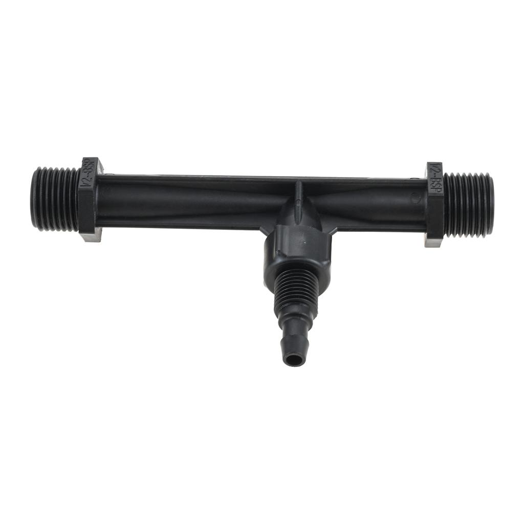1PC Plastic Irrigation Fertilizer Injector Tube 1/2 3/4 1inch Thread for Agricultural Fertilizer Irrigation Swimming Pool Black