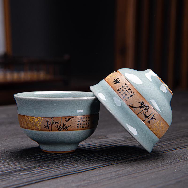 Ge Kiln Automatic Tea Set, Household Creative Kung Fu Tea Set, Business Gifts Are Certain