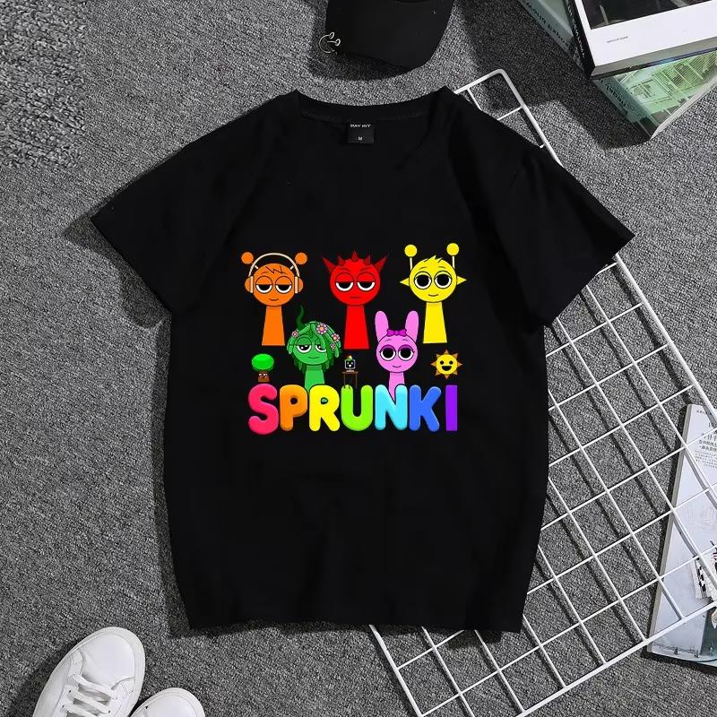 Kids Boys Cute Music Cartoon Characters Graphic TShirt Soft Cotton Crew Neck Tee Casual Summer Wear for School Playdf0018