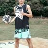 Anta Color Block Crazy Fire Breathable Mid Waist Straight Basketball Shorts Men Shorts Bright-Green 152131214-3