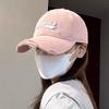 Cotton Holes Peaked Cap Embroidery Snapback Cap Solid Color Letter Baseball Hat  Teenagers