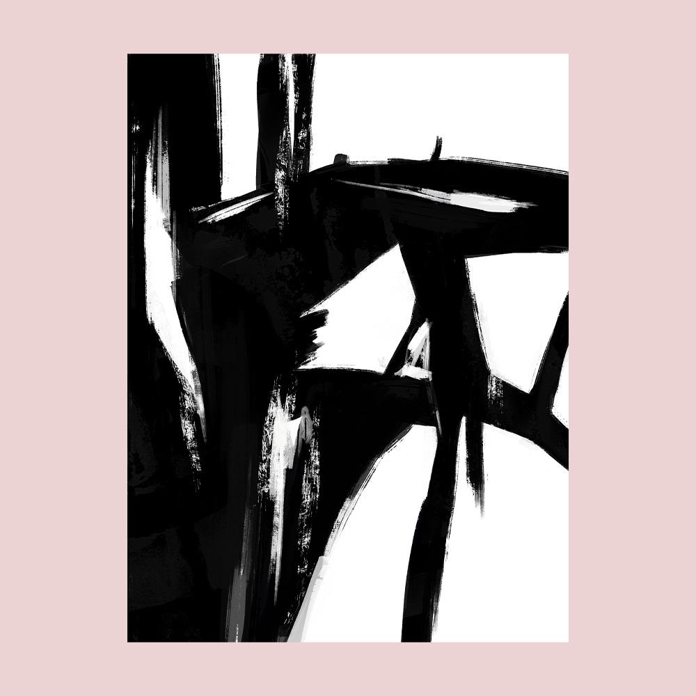 

Черные абстрактные настенные постеры картины винтажный скандинавский декор холст интерьерные картины гостиная украшение для дома 20x30cm