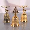 Clopot de mână retro Clopot de căprioară Clopot de masă Artizanat din metal Home Mici Ornamente