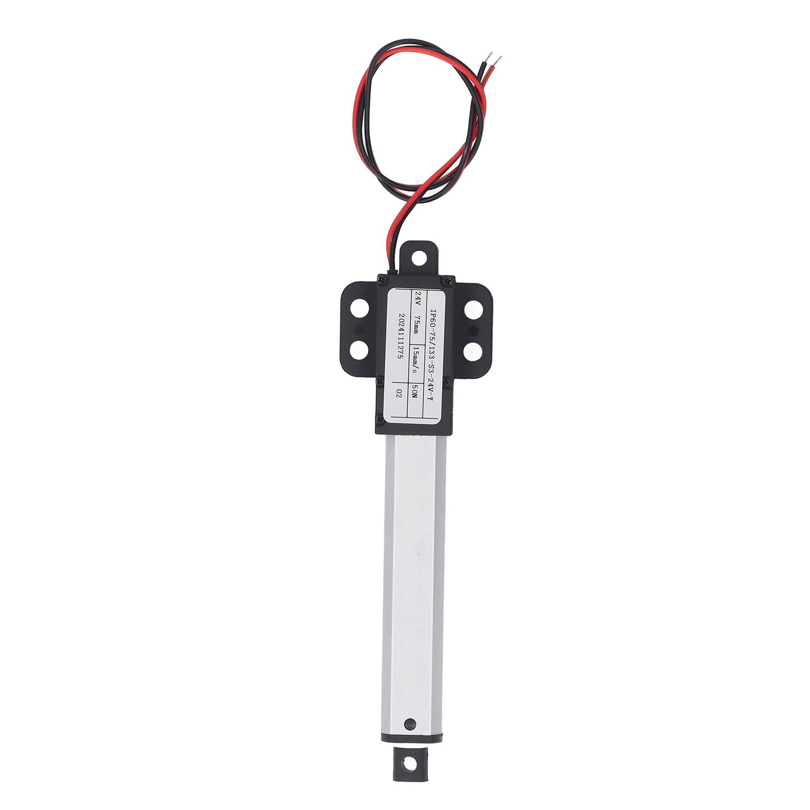 

Mini Linear Actuator with Wings 24V DC Automatic Telescopic Electric Linear Actuator 15mms Speed