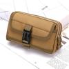 Nylon Colth Mobile Phone Bags Double Layer Phone Purse Belt Waist Bag  Phone Accessories