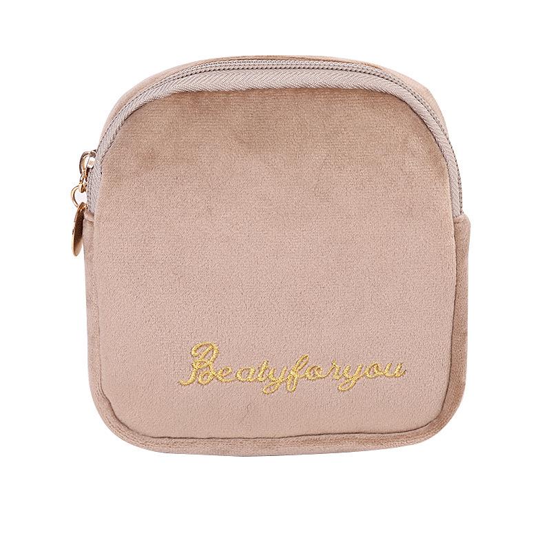 Portable Period and Storage Bag: Large Capacity for Lipsticks, Sanitary Pads, and More