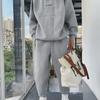 Men's Trendy Large Size Double Zipper Casual Sports Sweater Suit - Spring/Autumn
