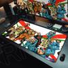 Anime Jojo Bizarre Adventure Mouse Pad Gamer Rubber Non-slip Base Deskmat Kujo Jotaro Cabinet Keyboard Gaming Office Accessories