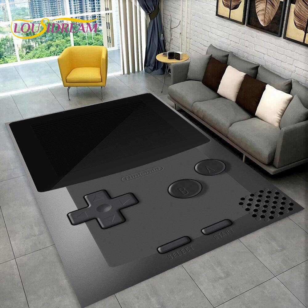 Retro Game Console Game Boy GBA Area Rug,Carpet Rug for Home Living Room Children Bedroom Sofa Doormat Decor,Non-slip Floor Mat