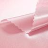 VACVELT 12 Pack Blush Pink Satin Napk 20x20 Inch Wedding Napk, Scalloped Elegant Dinner Napk Square Table Napk Decor, Silky Satin Cloth Napk for
