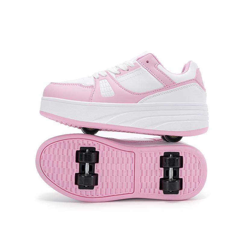 Ultra-Light Detachable 4-Wheel Roller Skates for Kids and Adults