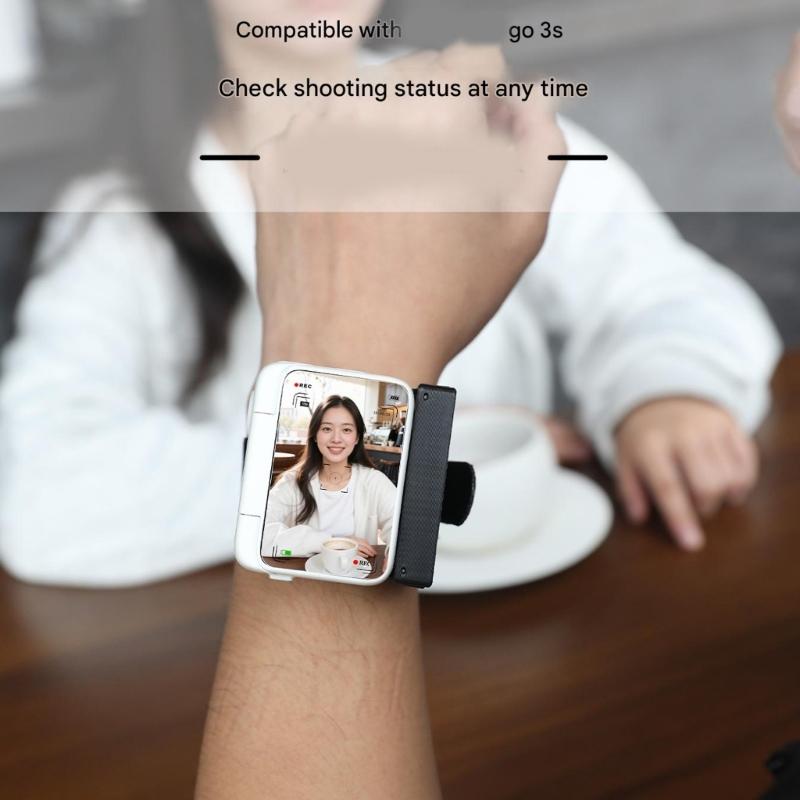 Ergonomic Wrist Strap Holder for Go 3S Action Cameras Images Transmission Wristband Secures Fit &Rapid Installation