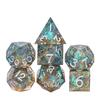 Cusdie Unique DND Dice Sharp Edges D4 D6 D8 D10 D% D12 D20 Polyhedral Dice Set for Dungeons&Dragons Tabletop Role Playing Games