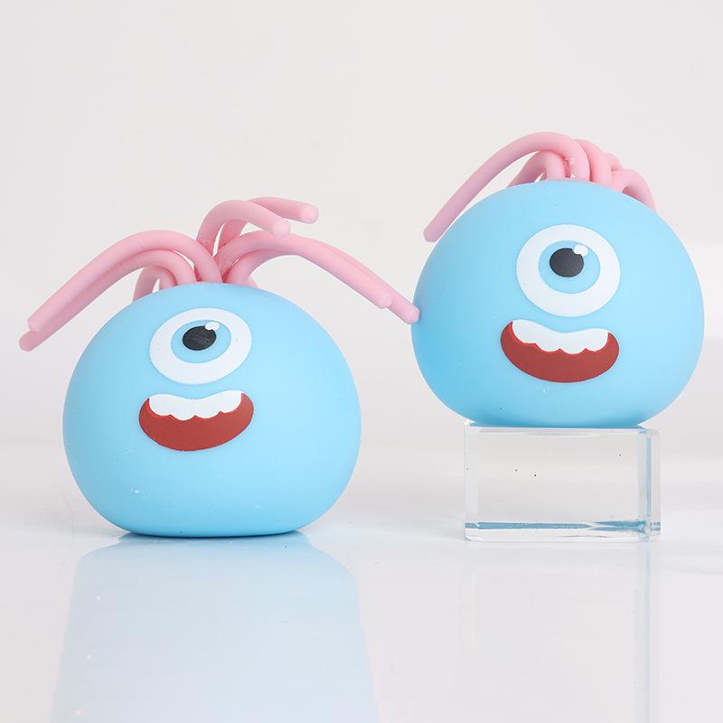 

Популярная онлайн игрушка для снятия стресса: Забавный монстр, дергающий за волосы, артефакт для сжимания 6.5*9 cm