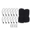 Club Practice Net Black Polyester Sports Netting Barrier for Volleyball Table Tennis Badminton