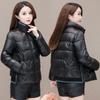 Women's new cotton-padded jacket thickened short cotton-padded clothing cold-proof stand-up collar mother clothing bread winter fashion coat