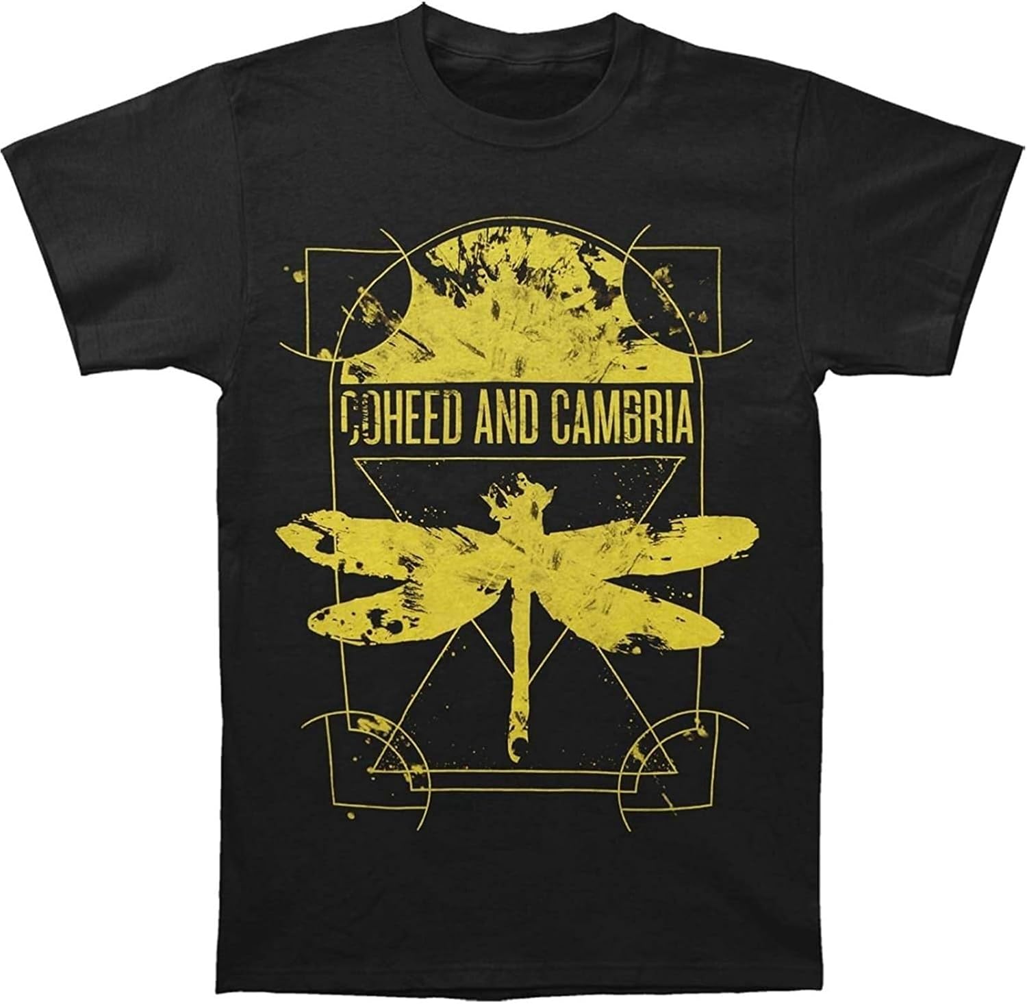 Fashion Men Printed T Shirt Coheed Cambria Mens Dissect Slim Fit T Shirt Men Casual Shirt Black S чёрный
