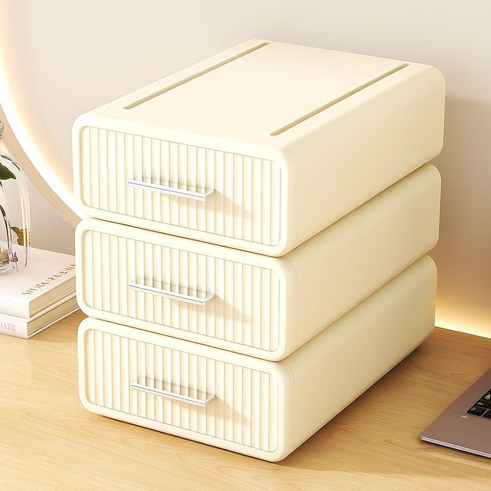 Large Capacity Desktop Storage Box Stackable Stationery Organizer Cosmetic Storage Rack  Cosmetic