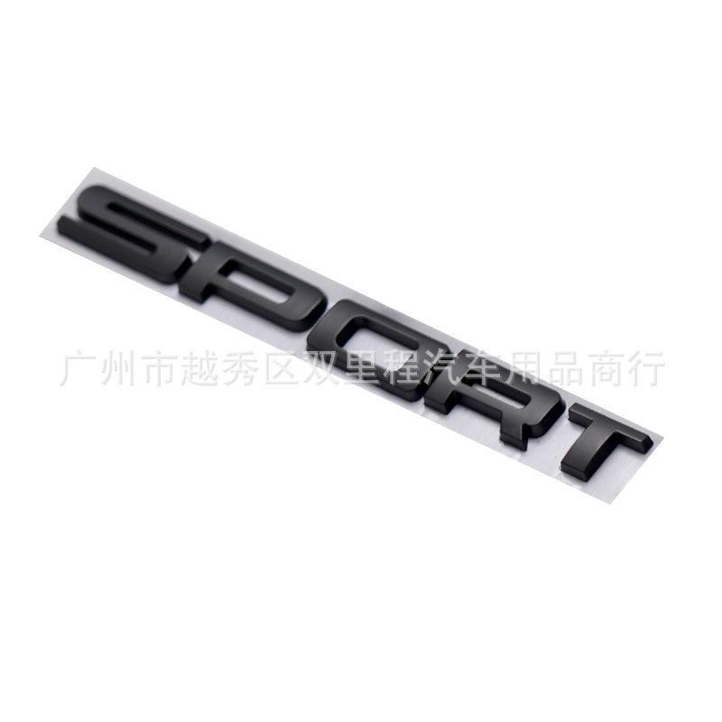 3D Metal SPORT Logo Badge Car Styling Emblem Rear Trunk Fender Sticker Decal Accessories For Land Rover RC Discovery Range Rover NG9