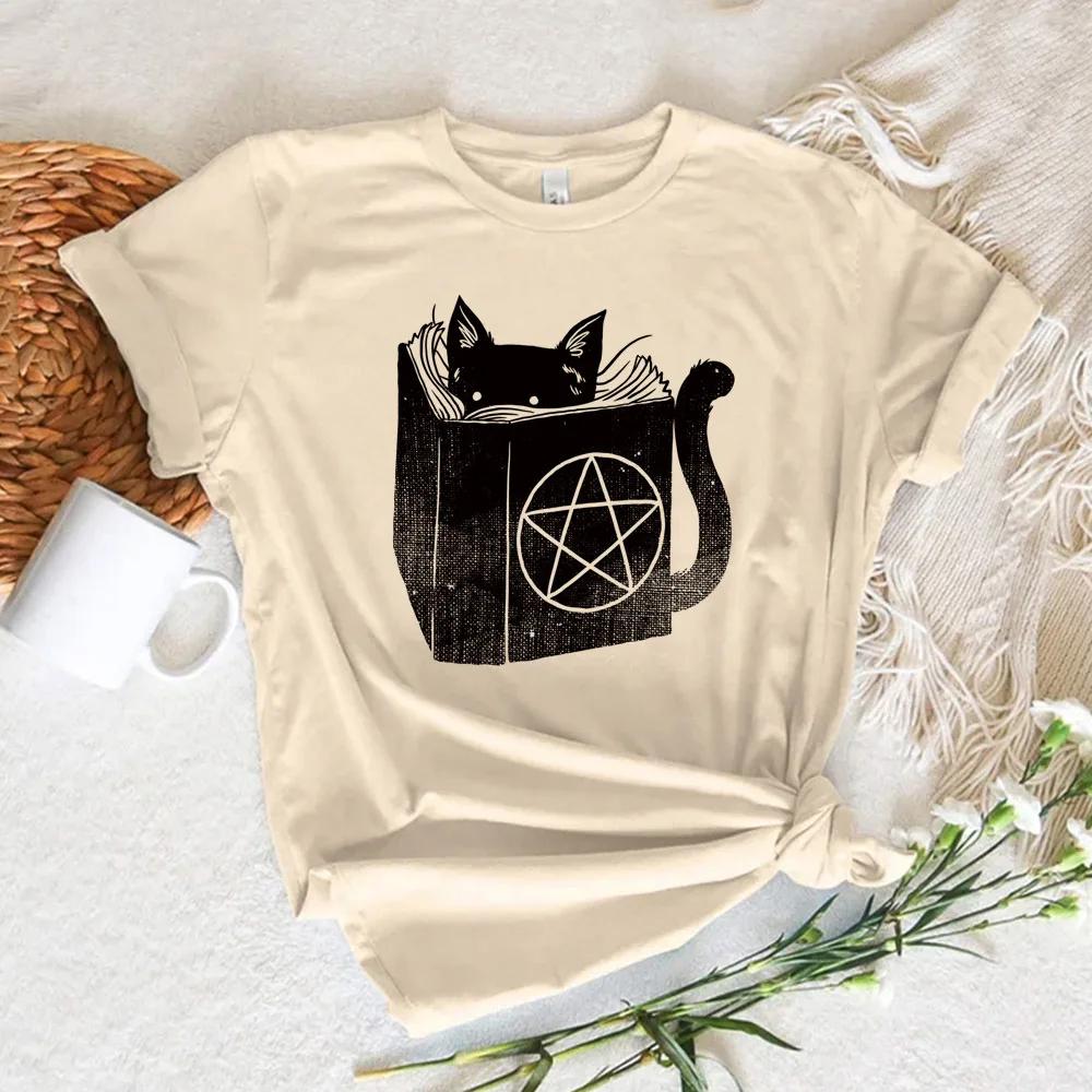 

Women Top Tees Psychedelic Pop Culture Witch T Shirt Girl Graphic Streetwear University Pastel Breathable Aesthetic Clothes S