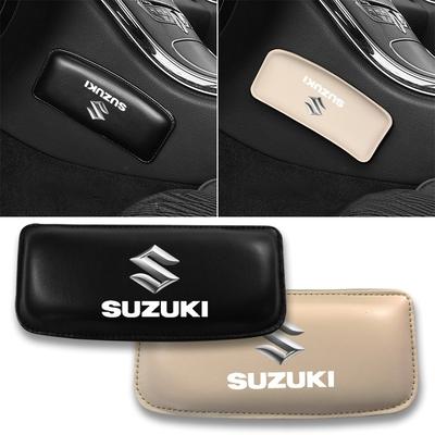 Leather Knee Pad Car Interior Pillow Comfortable Elastic Cushion for Jimny Samurai S-Cross SX4 GW250 Swift XL-7 ALTO IGNIS Accessories