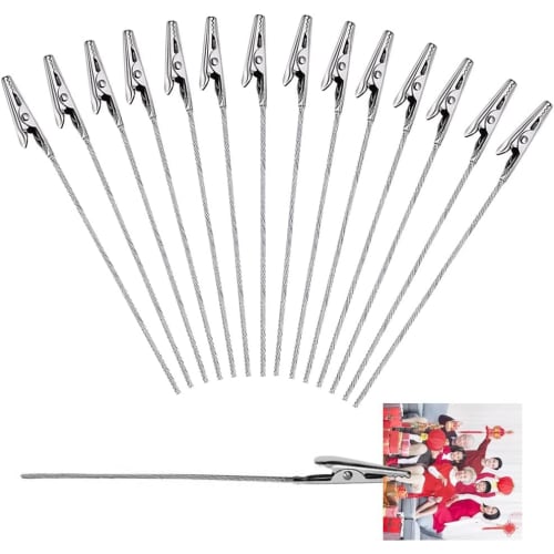 Painting Clips, Clip Parts for Painting, Memo Stands, Plastic Model Painting, Memo Holder Making, and More - Large Capacity Pack of 50